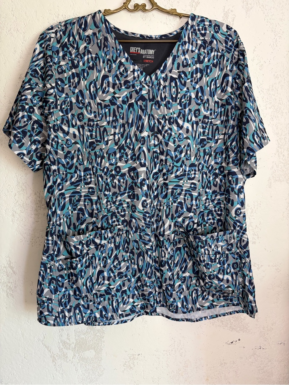 Grey's Anatomy Active Scrub Top Women's Short Sleeve